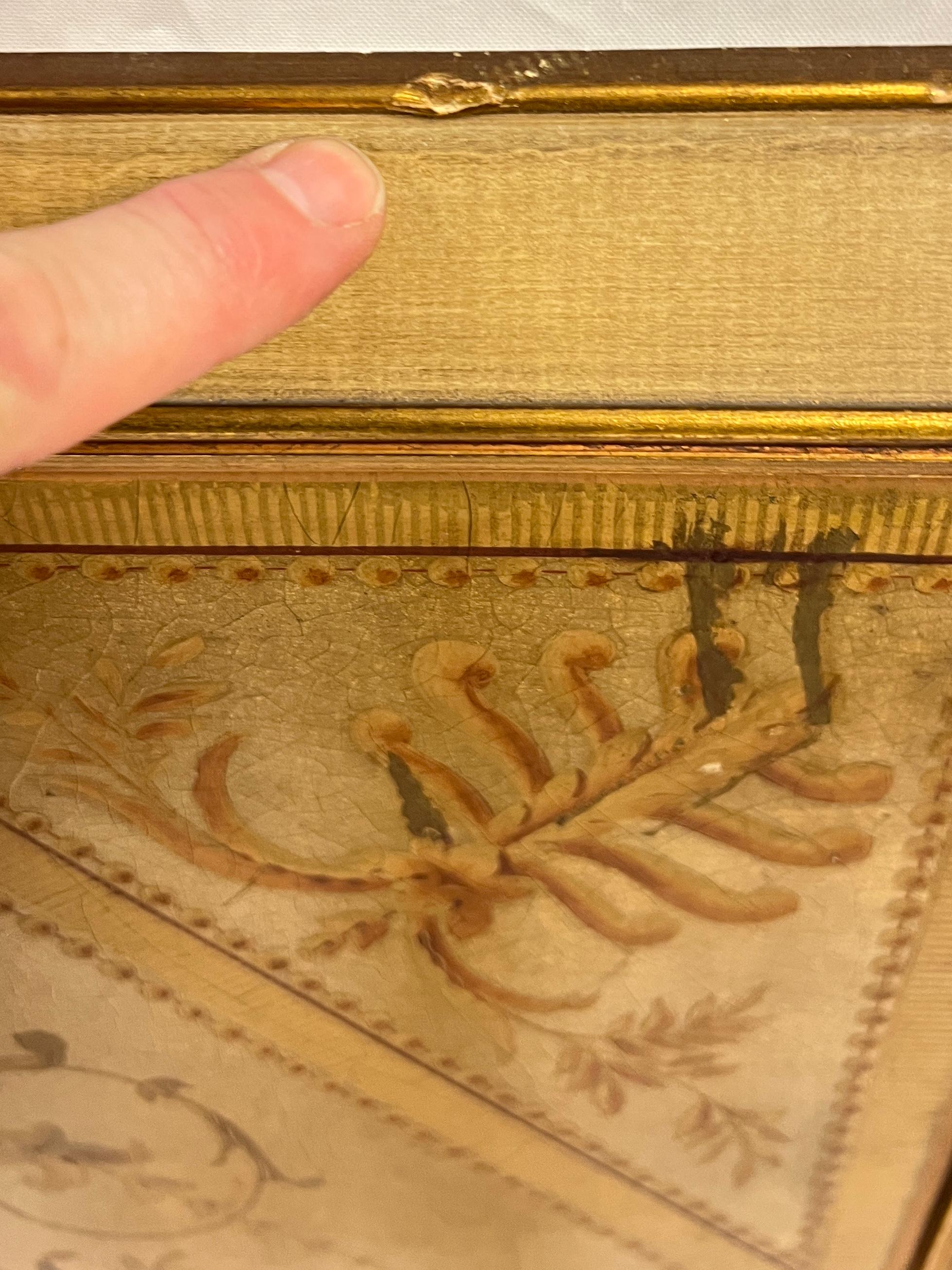 Paintings After Louis XVI Wall Panels in Marie Antoinette Boudoir For Sale 3