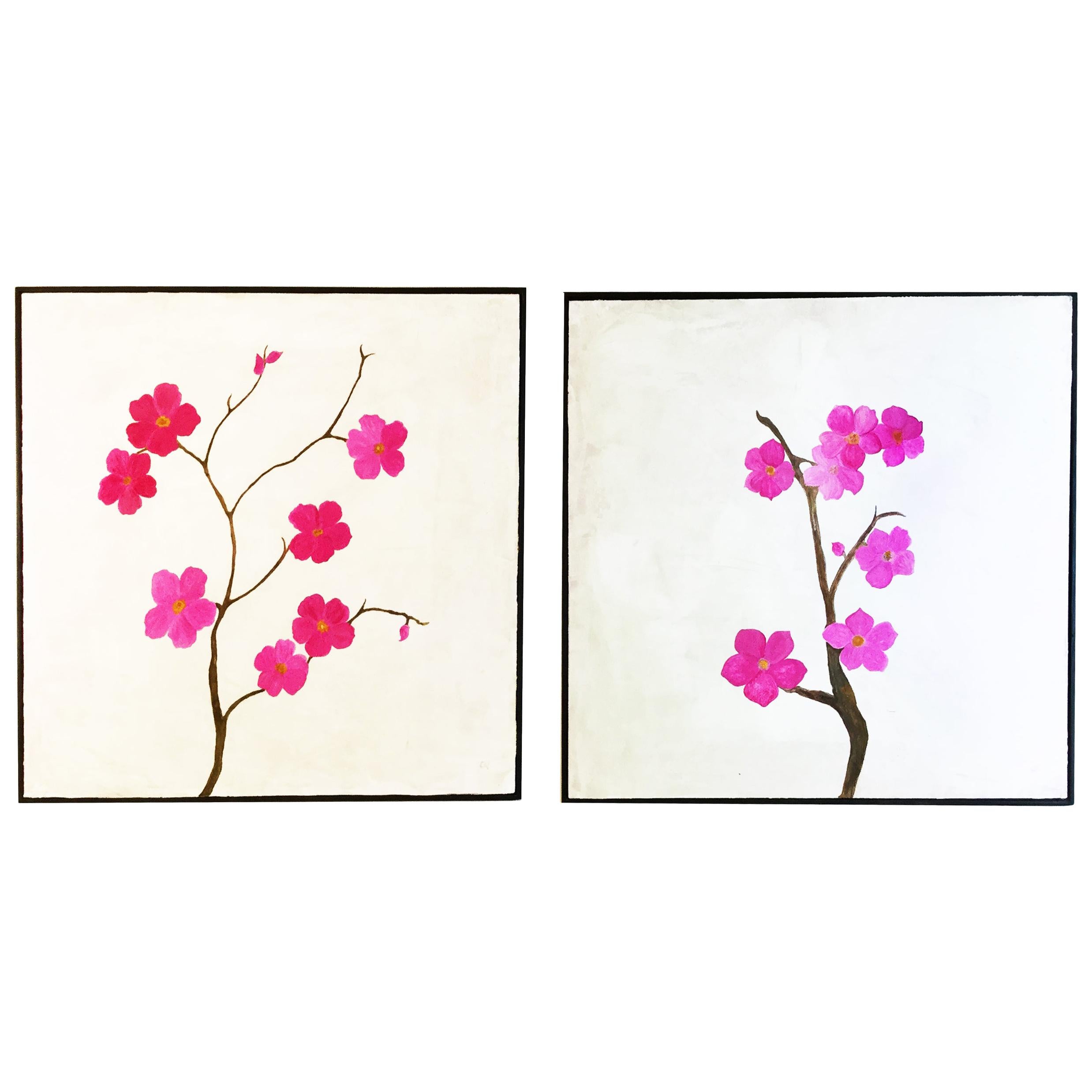 Paintings "Blossoms I & II"