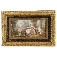Pinturas, Pintura sobre porcelana, Siglo XIX, Periodo Napoleón III.
