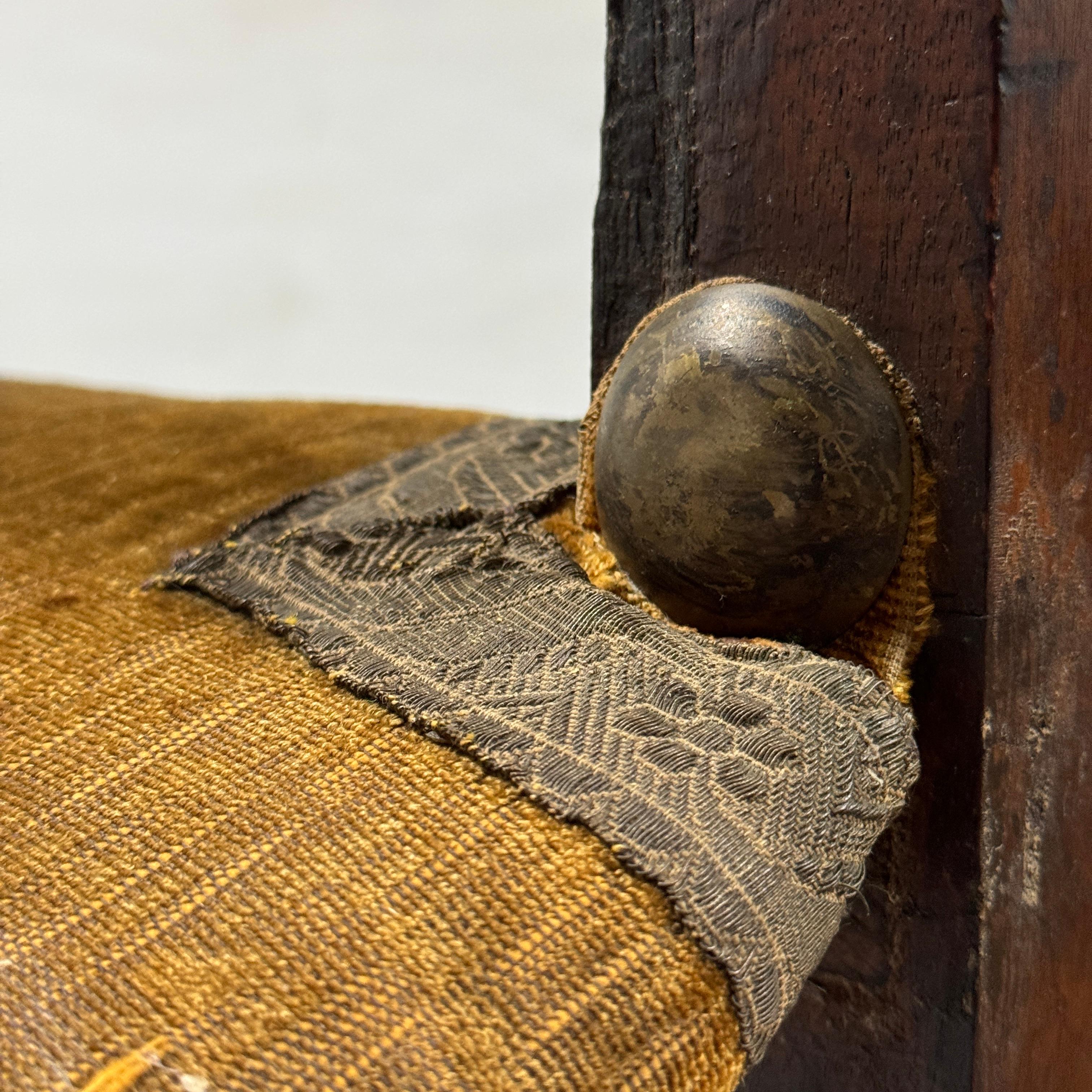 Pair, 17th Century Spanish Armchairs, Hardwood, Velvet, Gilding 12