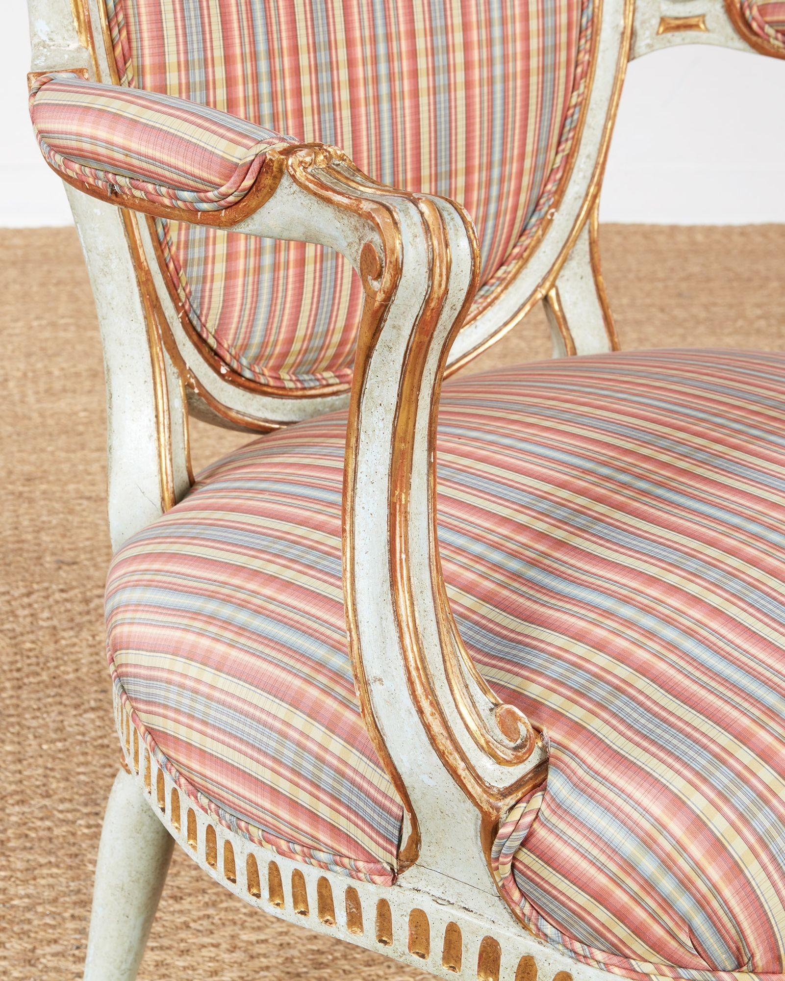 Pair 18th c. English Armchairs en vente 2