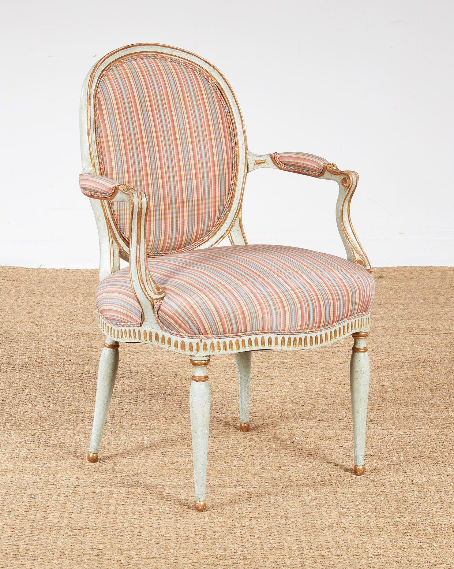 Pair 18th c. English Armchairs en vente 5