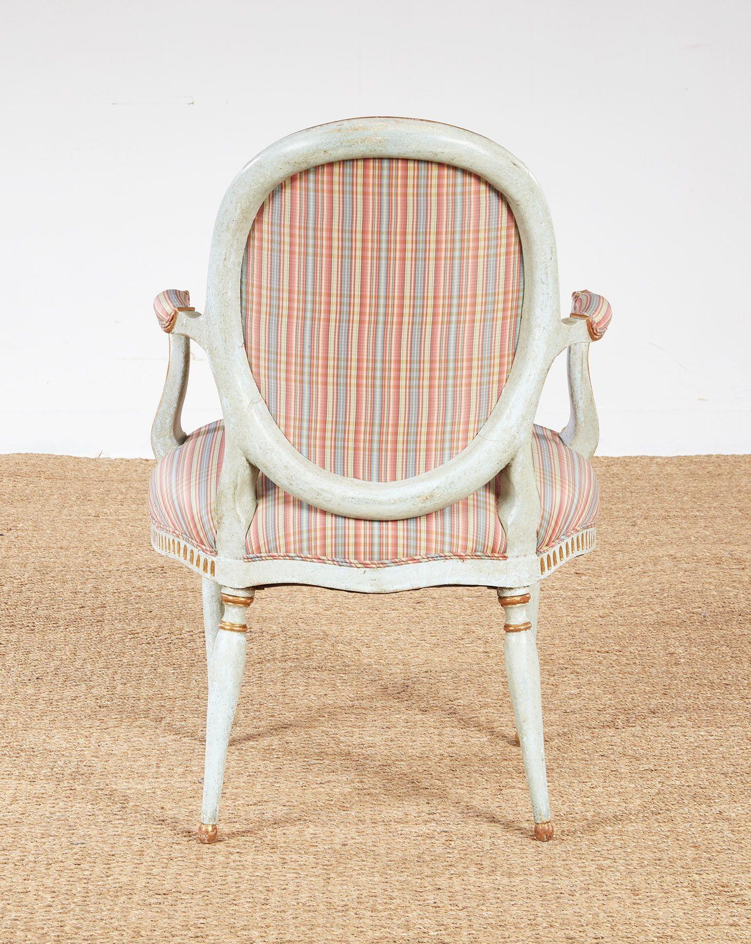 Pair 18th c. English Armchairs en vente 9
