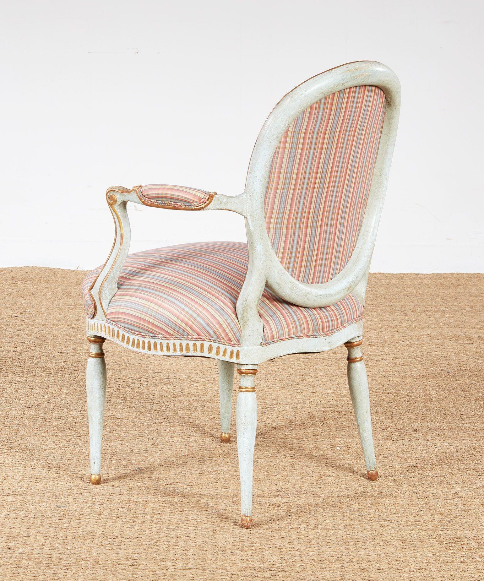 Pair 18th c. English Armchairs en vente 10
