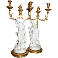 Coppia di candelieri neoclassici del XVIII secolo