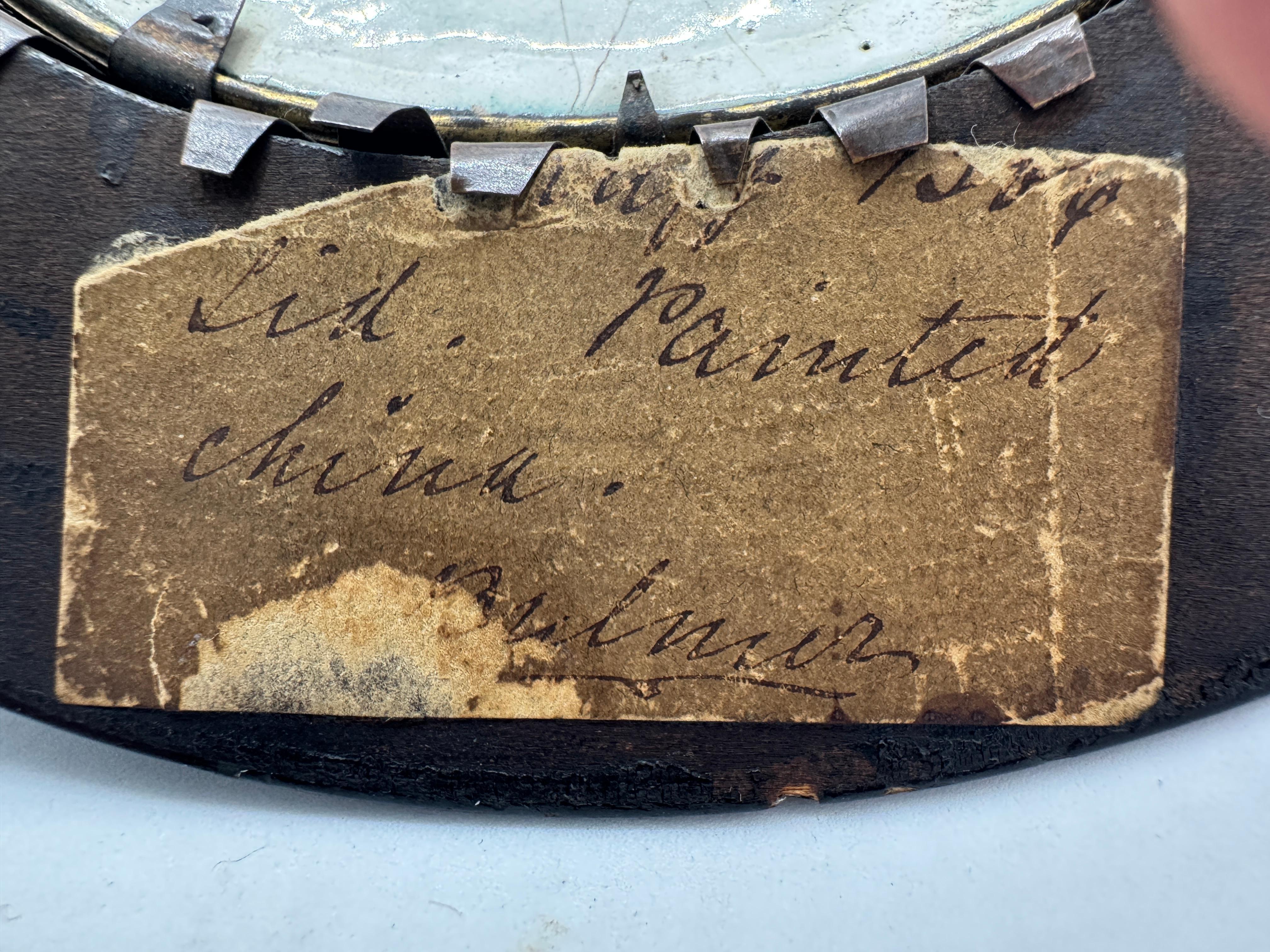 Paire de plaques ovales en émail Bilston du 18ème siècle en vente 4