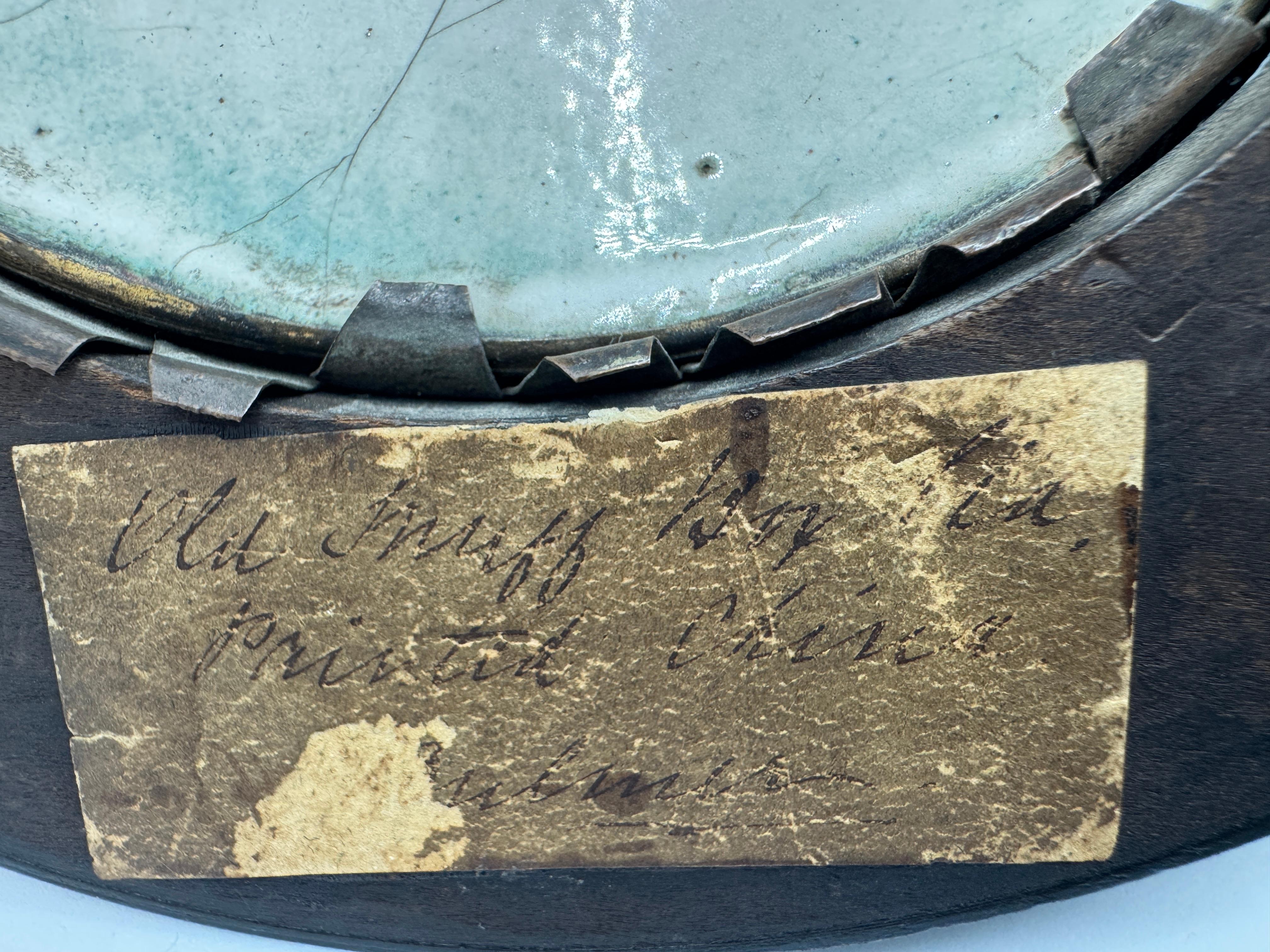 Paire de plaques ovales en émail Bilston du 18ème siècle en vente 1
