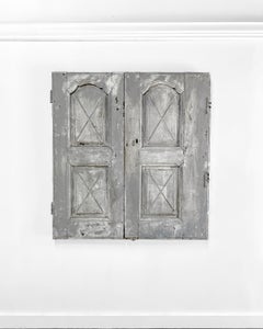 Pair 18th Century French Provincial Cupboard Doors