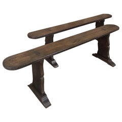 Pair 18th Century Rustic Benches