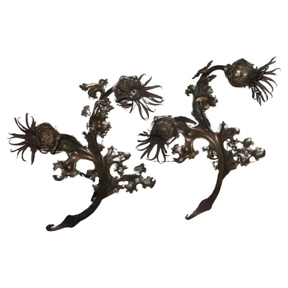 1920's French Art Deco Dore Bronze Dolphin/ Koi/ Fish Carrying Art ...