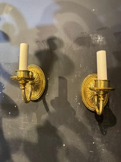 1920 Vergoldete Bronze Eine Lichterkette