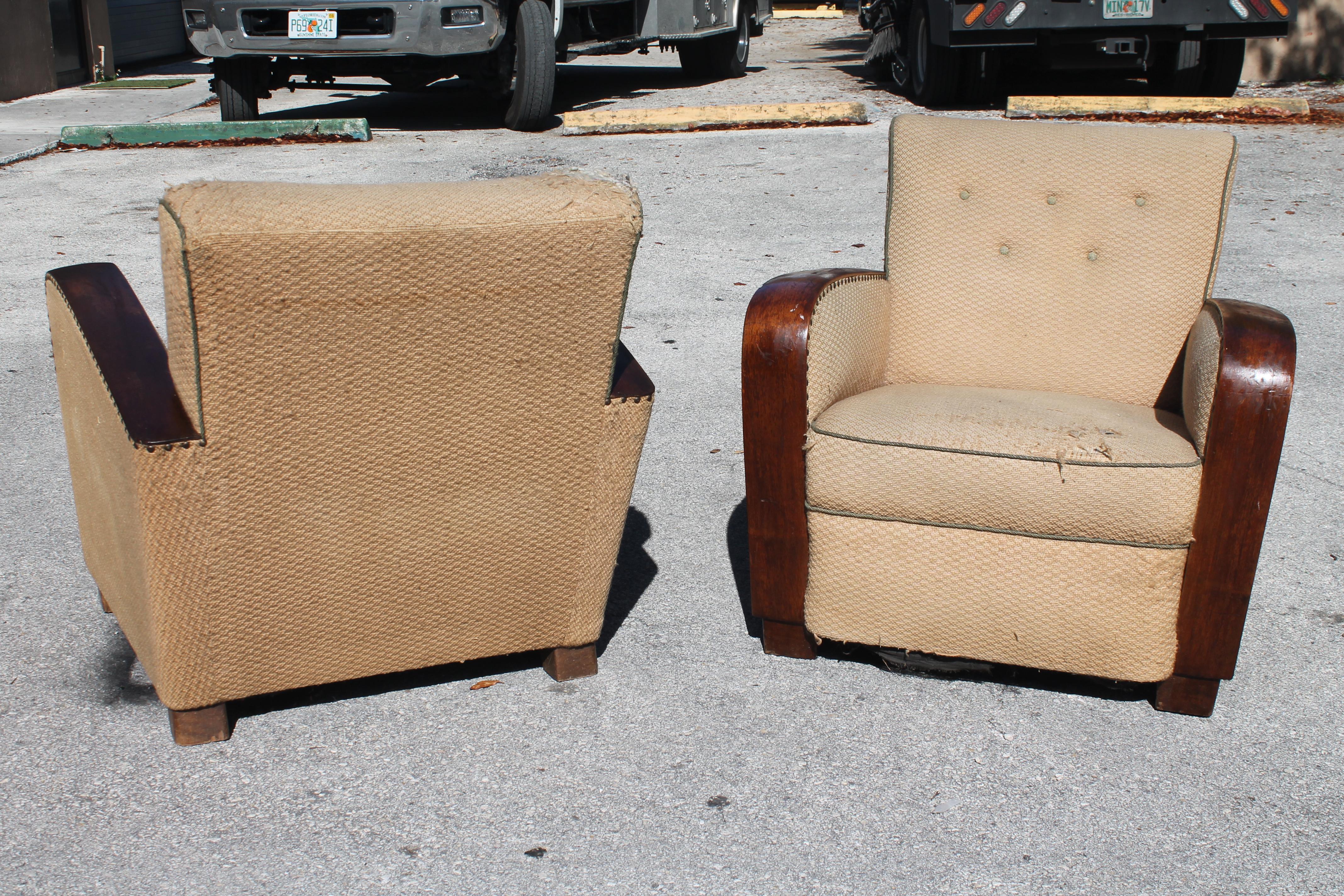 Pair 1930's French Art Deco Classic 
