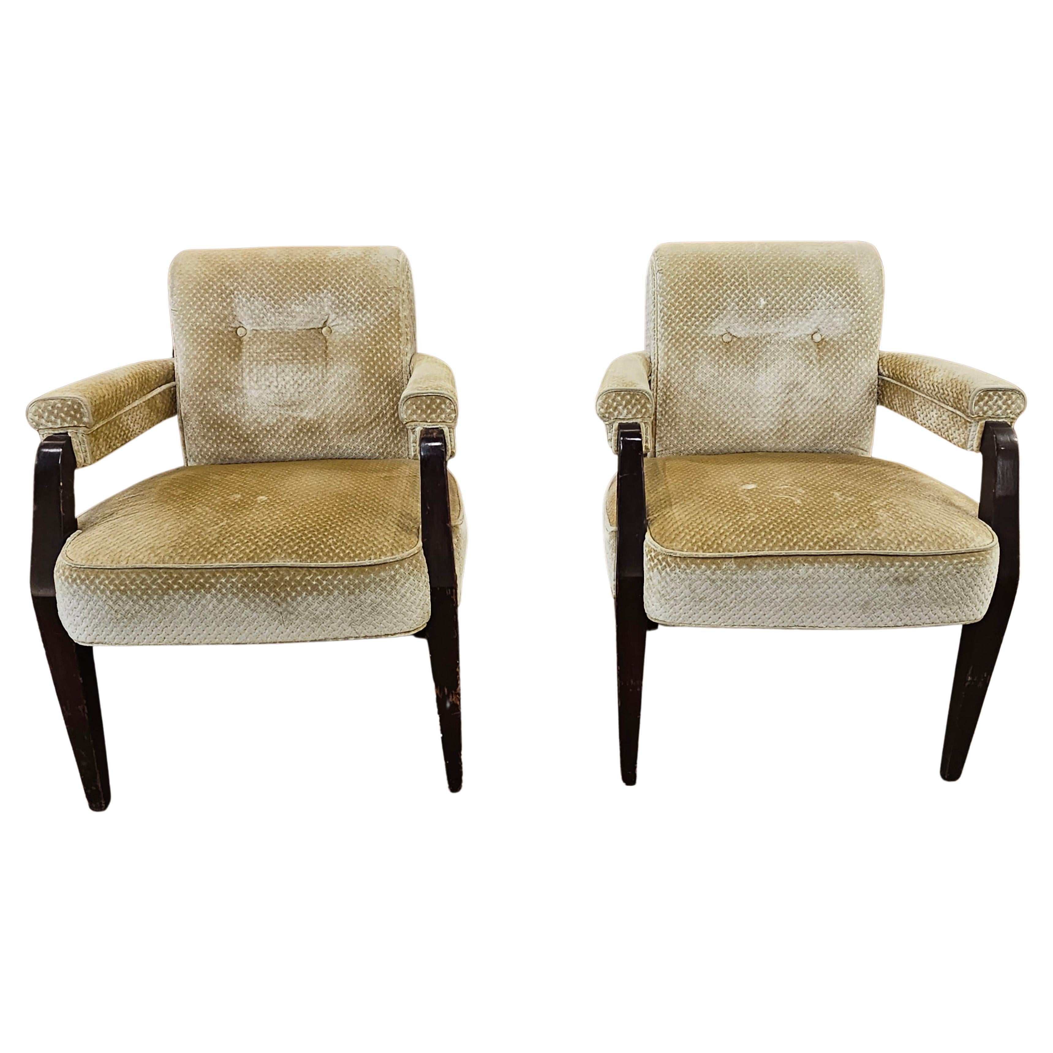 Jean Pascaud Lounge Chairs