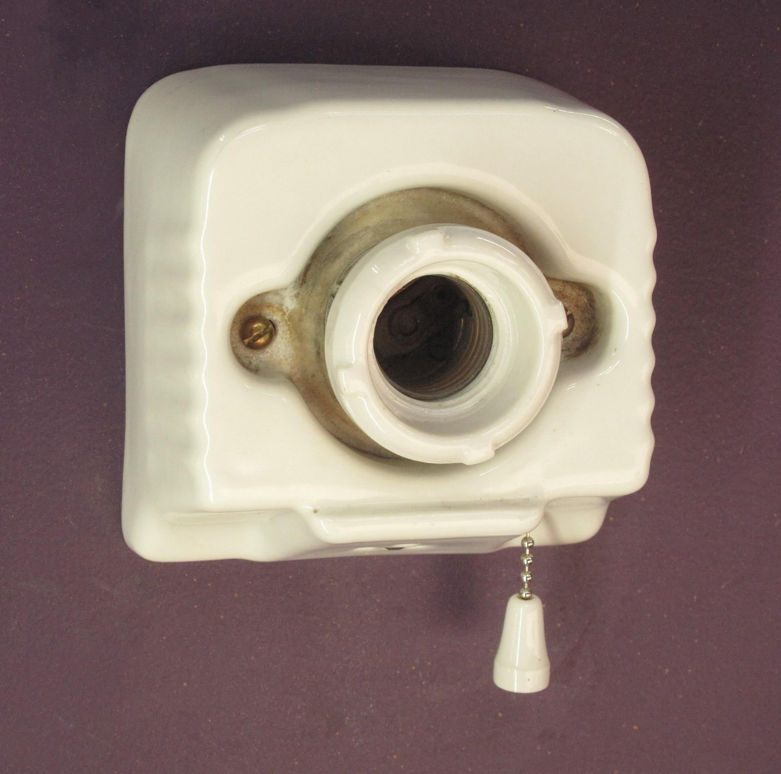 Pair 1930s Vintage Bathroom Wall Sconce Lights priced for 1 pair w/2 pr availabl 3