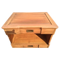 Pair 1940's Campaign style Night Stands by John Widdicomb