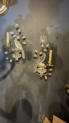 1940’s French Bird Sconces One Light