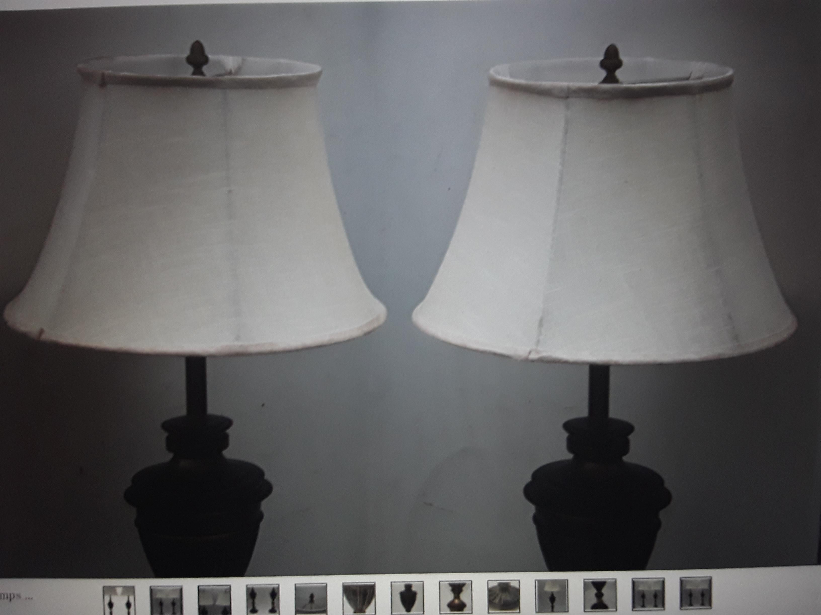 Pair 1940's Neoclassic Italian Provincial Table Lamps For Sale 6