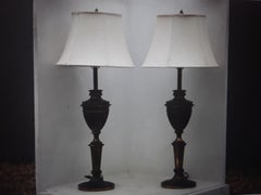 Pair 1940's Neoclassic Italian Provincial Table Lamps