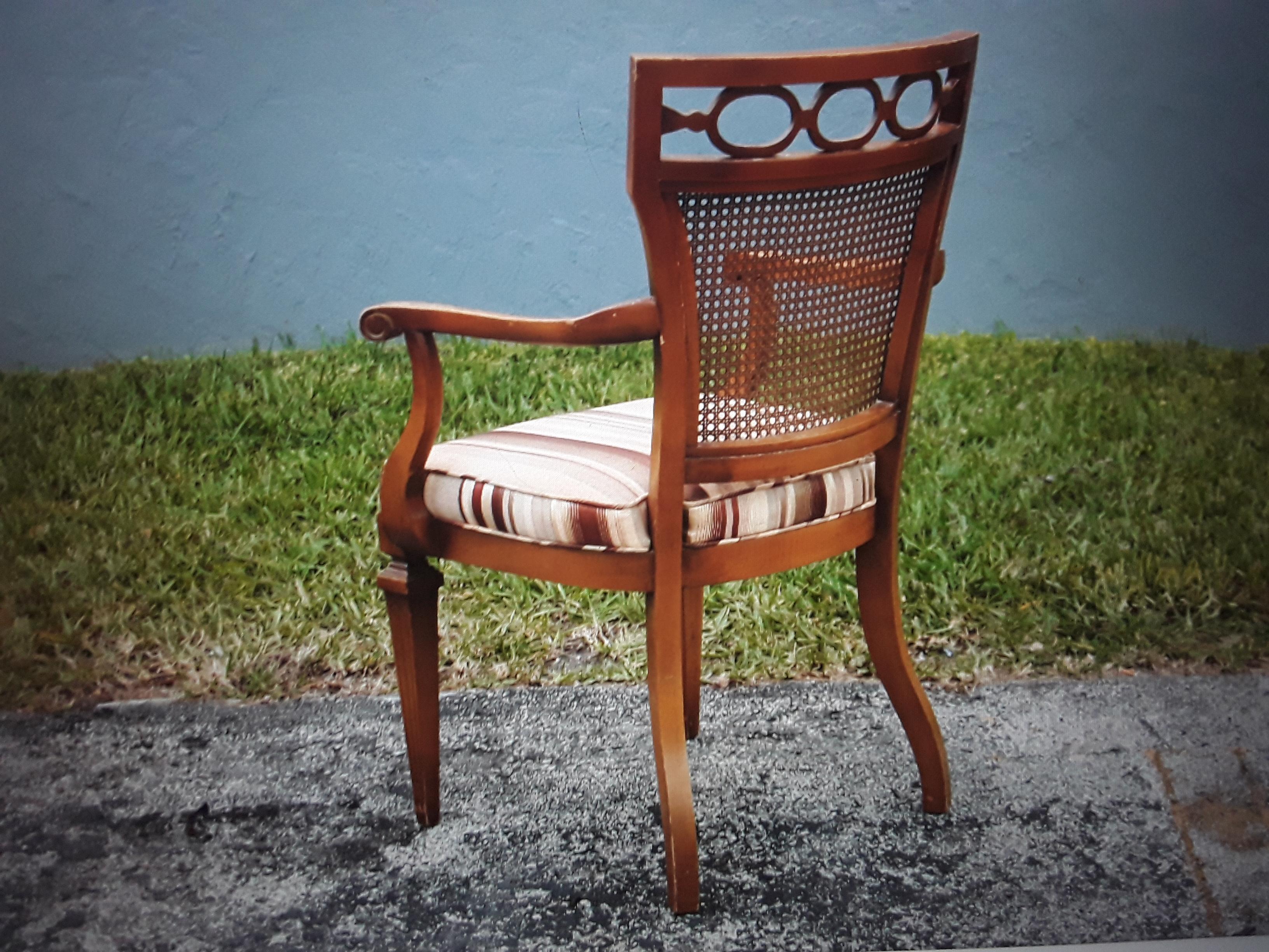 Pair 1940's Neoclassical style Occasional/ Accent/ Side Chairs For Sale 2