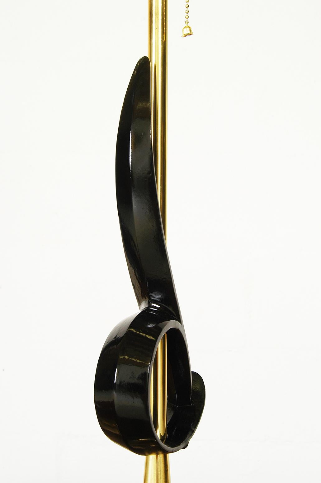 1950s American Mid-Century Modern Table Lamps Rembrandt Hollywood Regency, Pair In Good Condition In Sherborne, Dorset