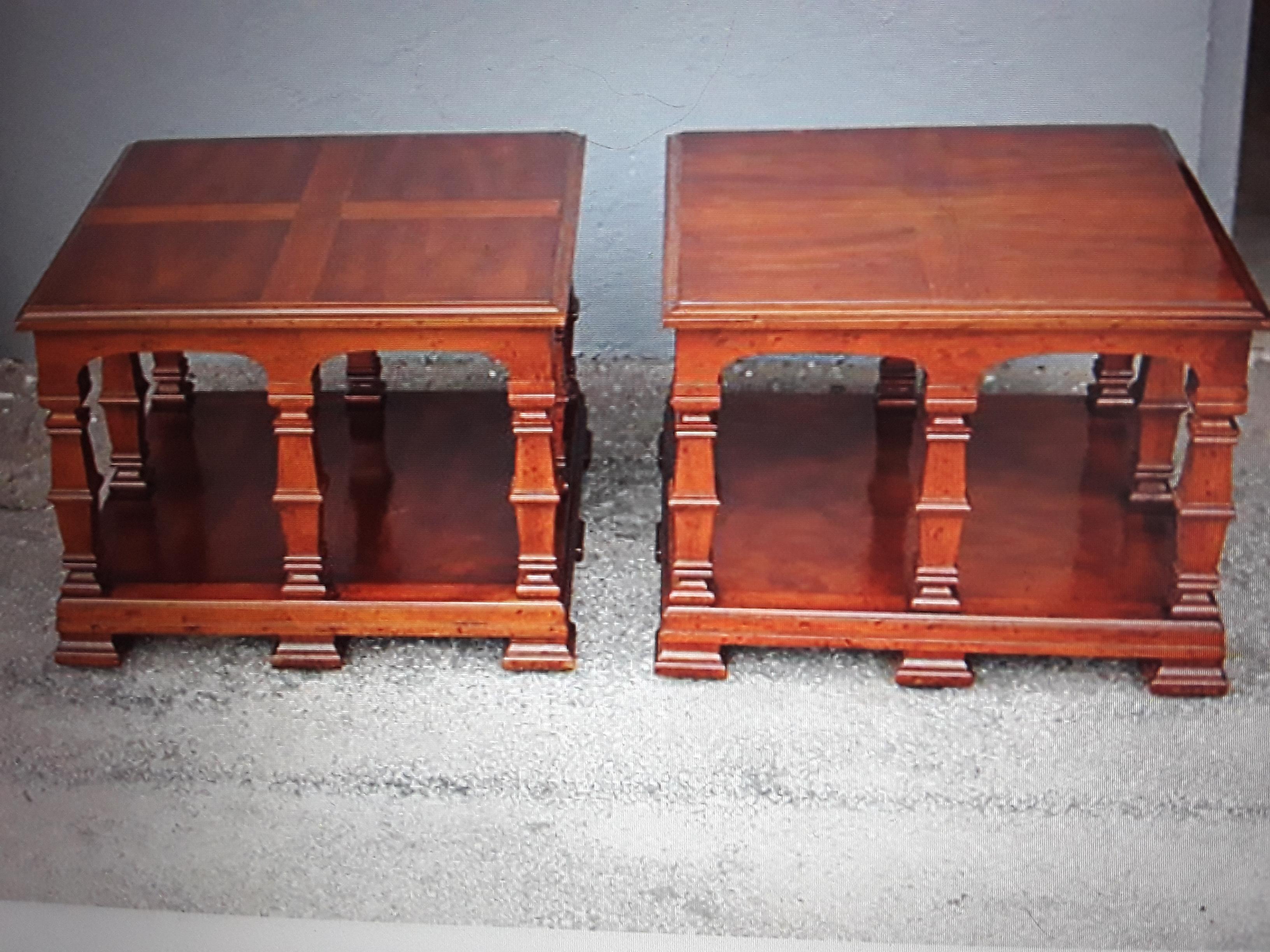 Pair 1950's Hollywood Regency Heritage End Tables For Sale 1