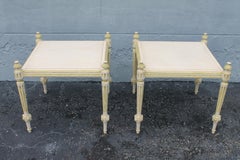 Pair 1950's Hollywood Regency Side/ Accent Tables