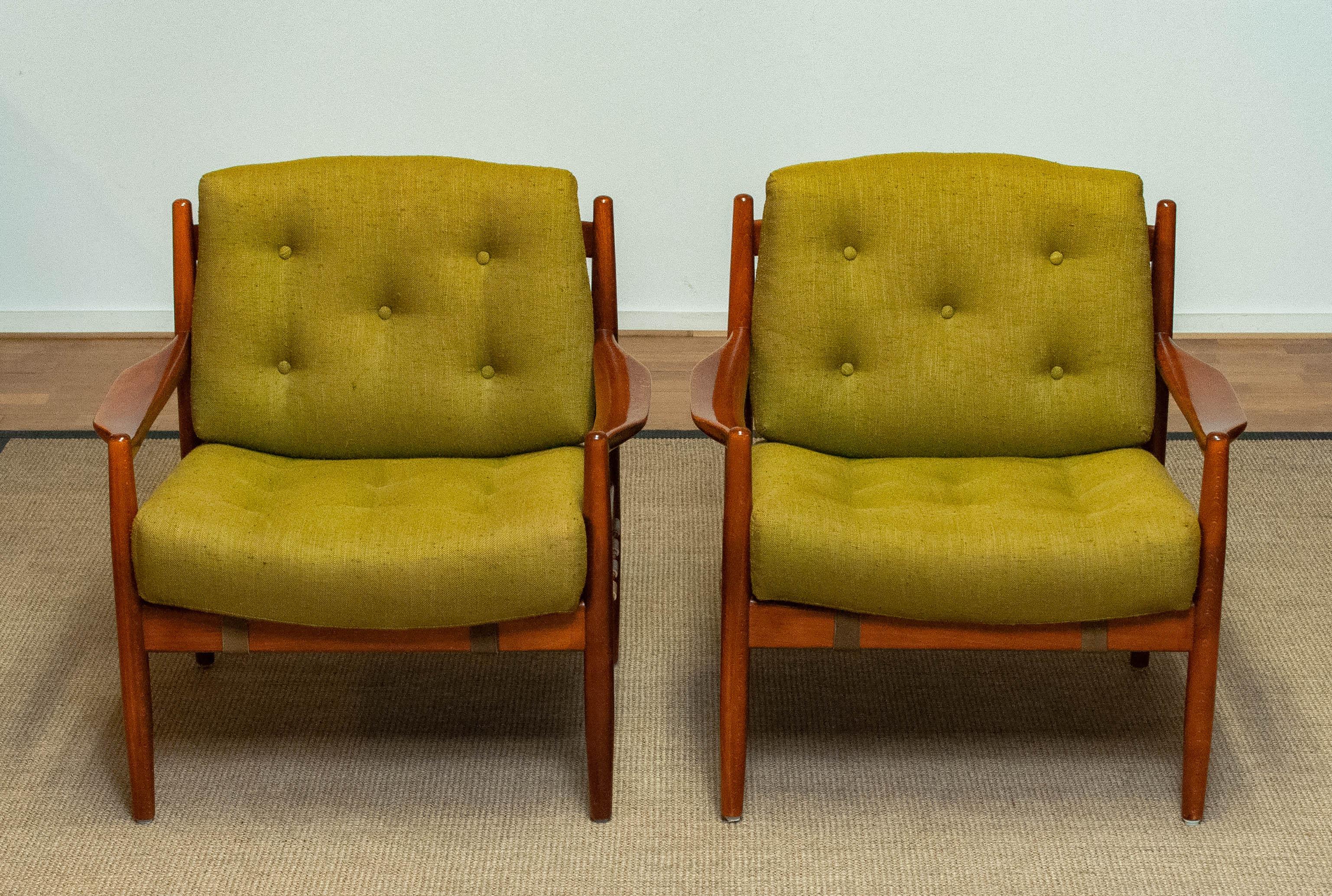 Beautiful pair lounge chairs