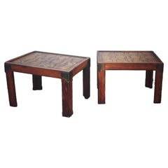 Retro Pair 1960's Mid Century Modern End/ Side Tables by Centurian 