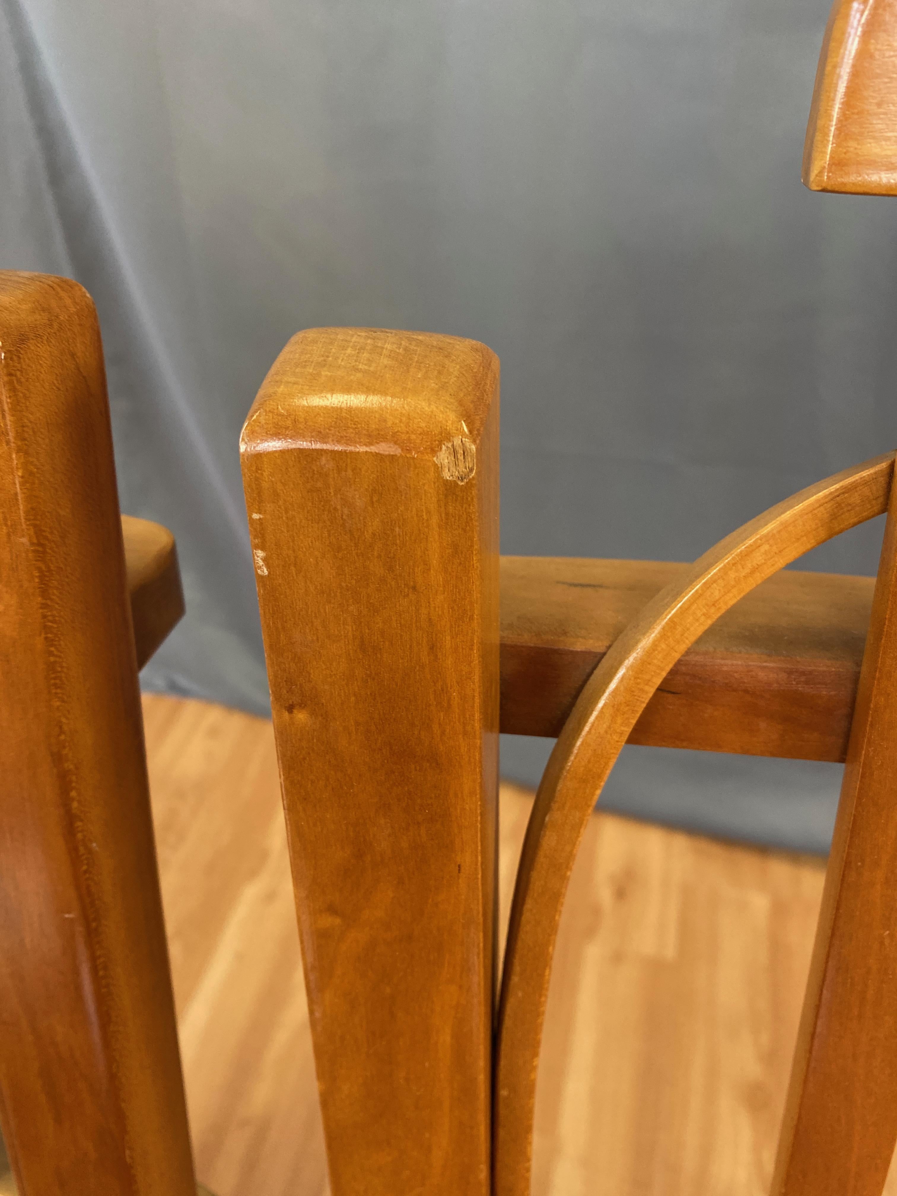 Pair of 1970s Amish Dining or Side Chairs 13