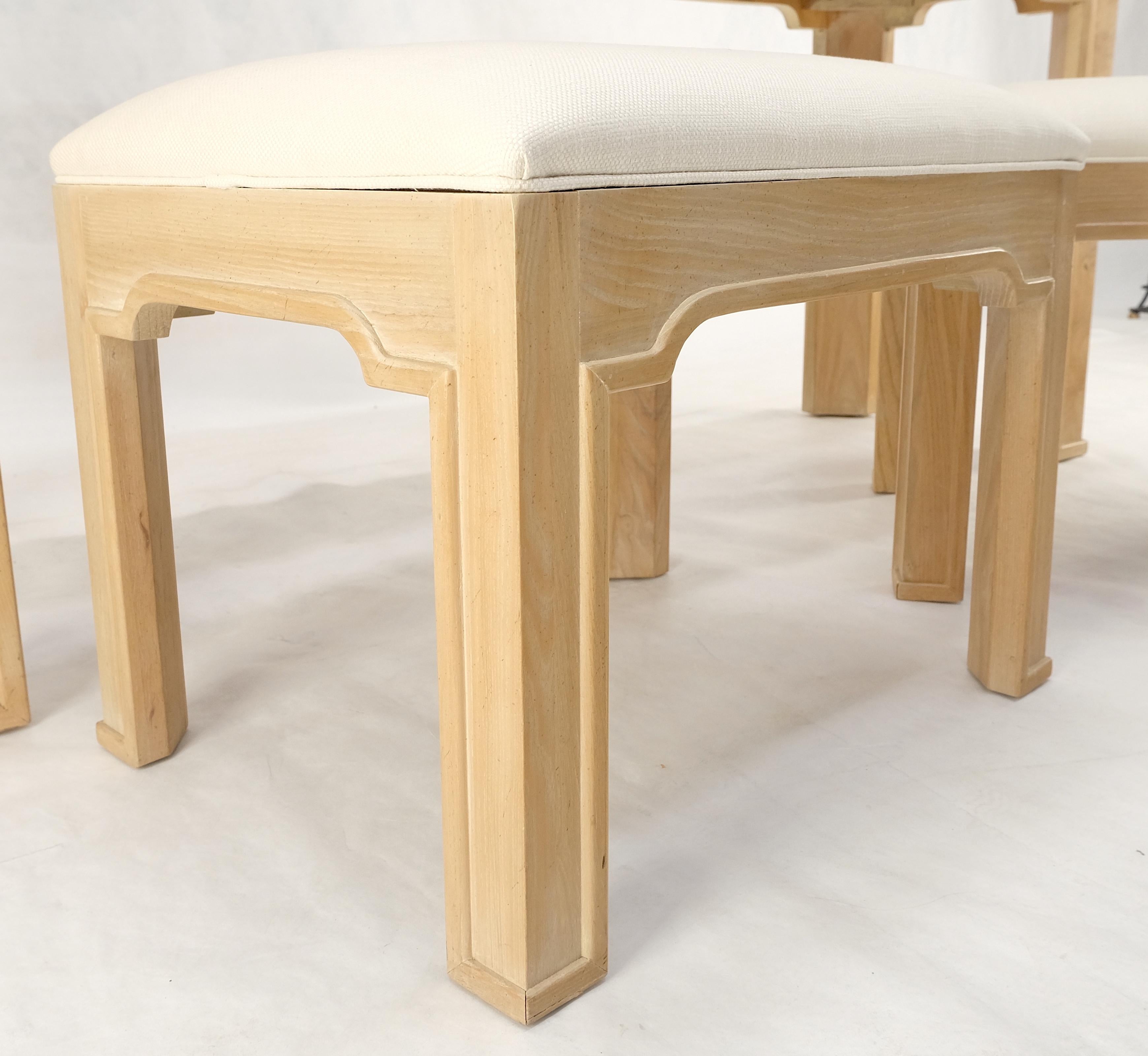 American Pair 1970s Nesting Benches Matching Burl Console Sofa Table New Upholstery MINT! For Sale