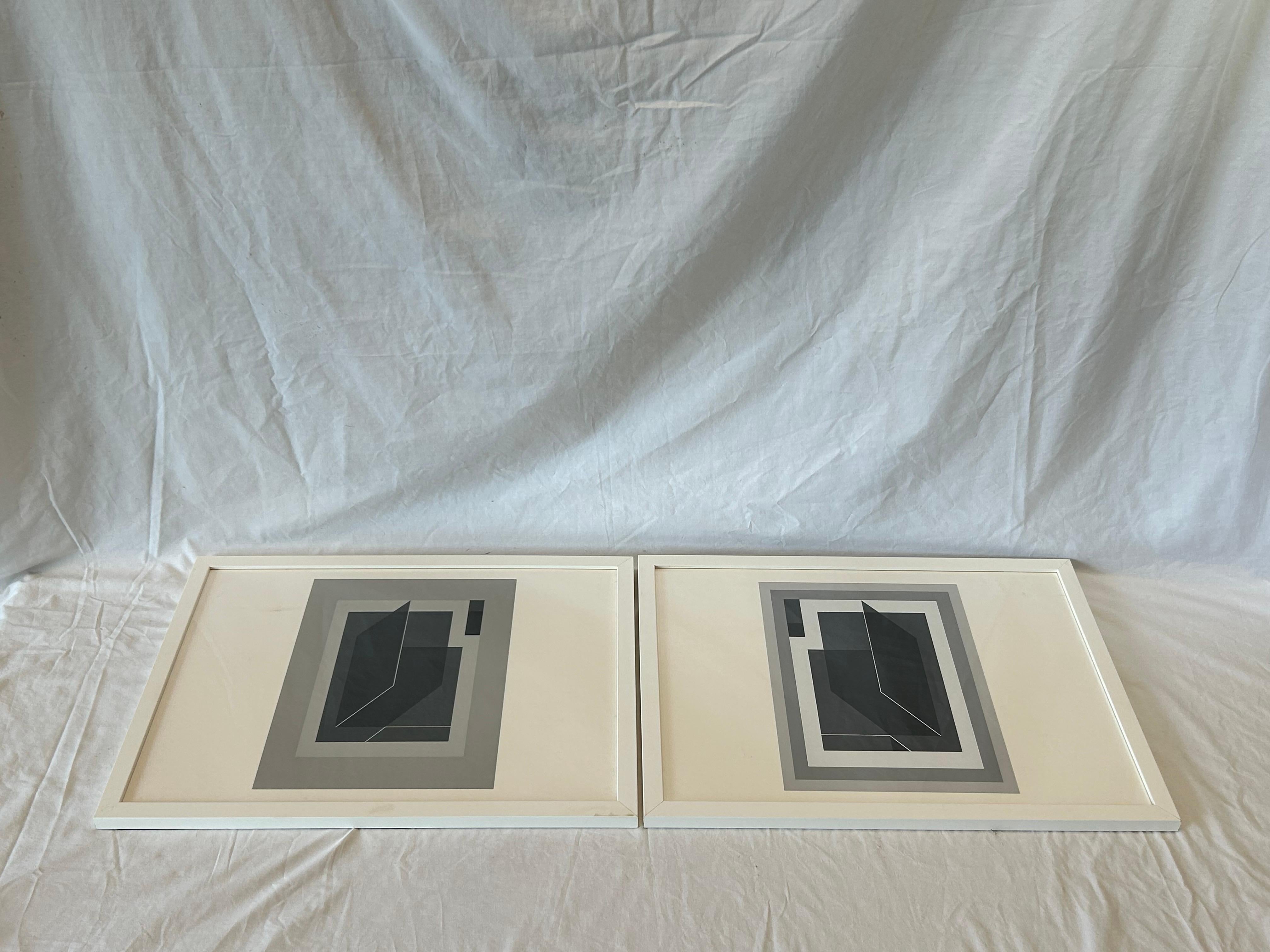 Pair 1972 Josef Albers Formulation Articulation Prints Harry Abrams Ives-Sillman For Sale 4