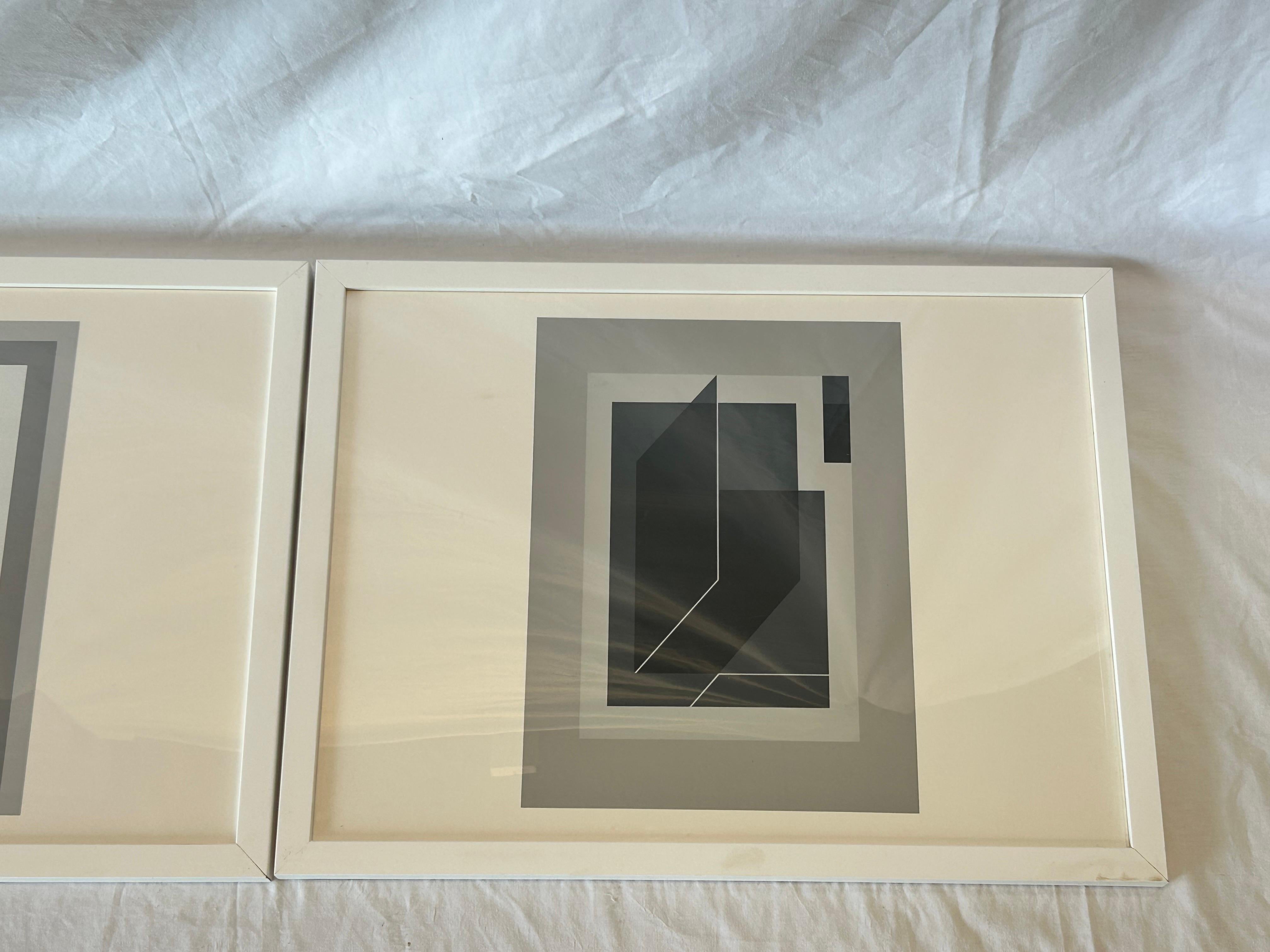 Pair 1972 Josef Albers Formulation Articulation Prints Harry Abrams Ives-Sillman In Good Condition For Sale In Atlanta, GA
