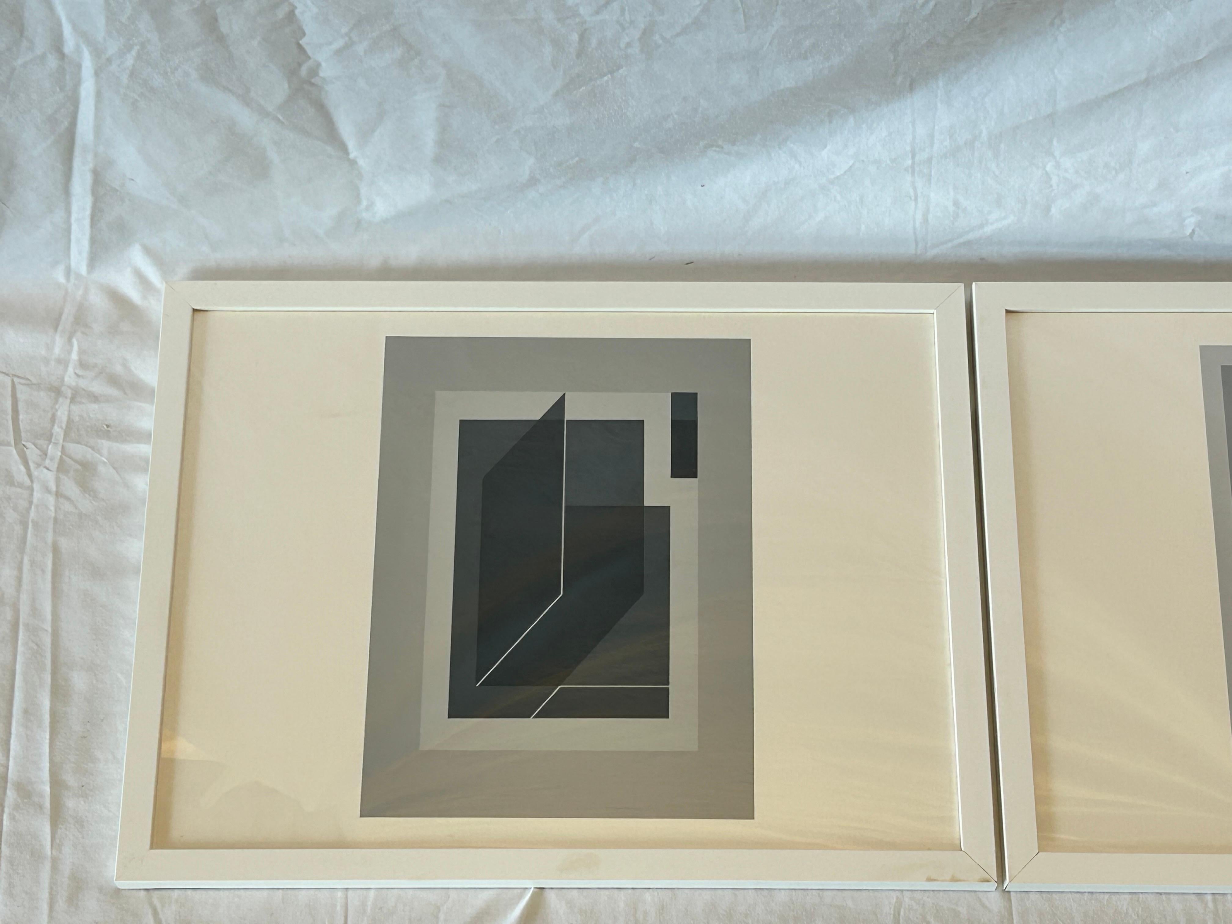 Pair 1972 Josef Albers Formulation Articulation Prints Harry Abrams Ives-Sillman For Sale 1