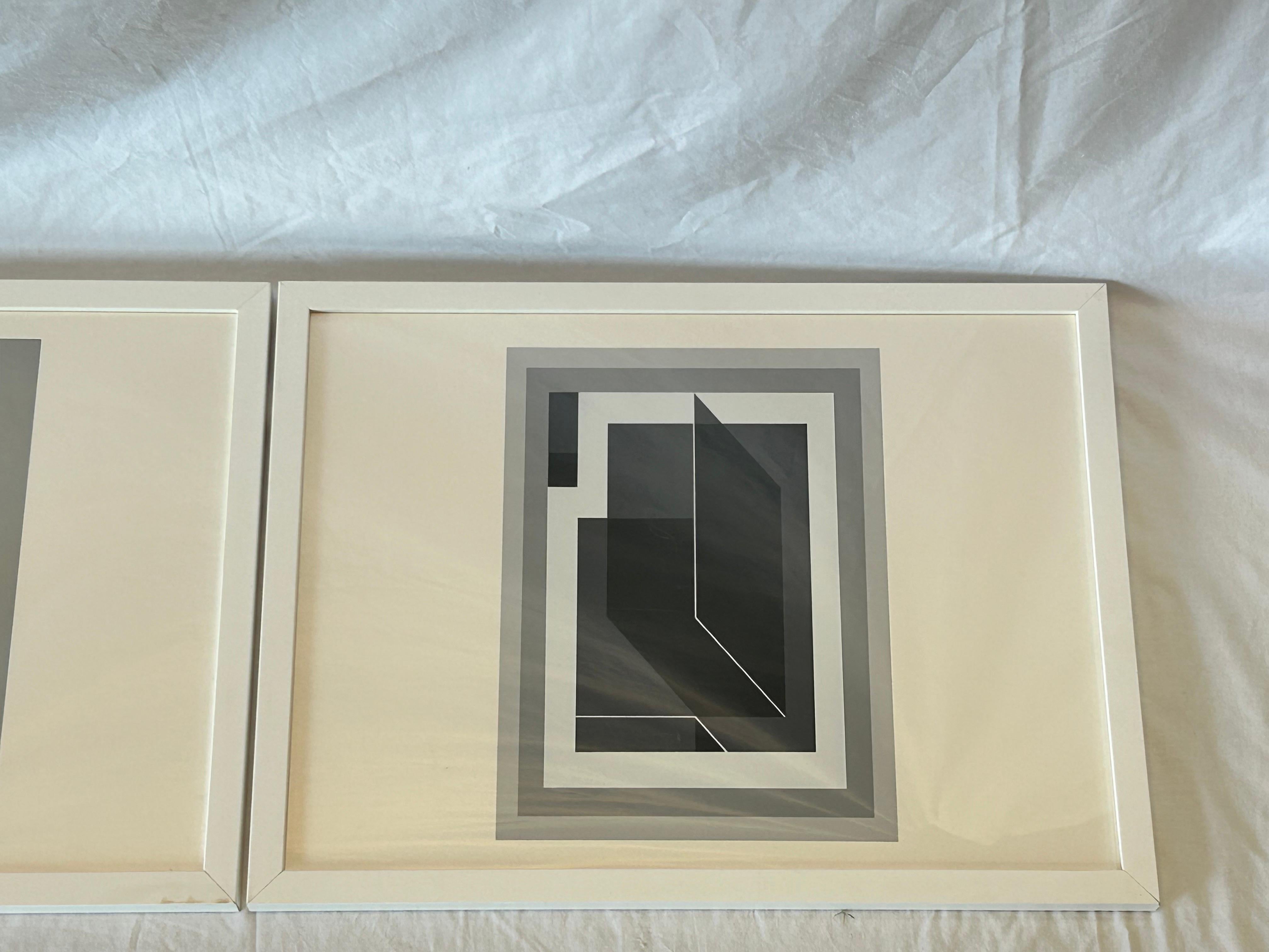 Pair 1972 Josef Albers Formulation Articulation Prints Harry Abrams Ives-Sillman For Sale 2