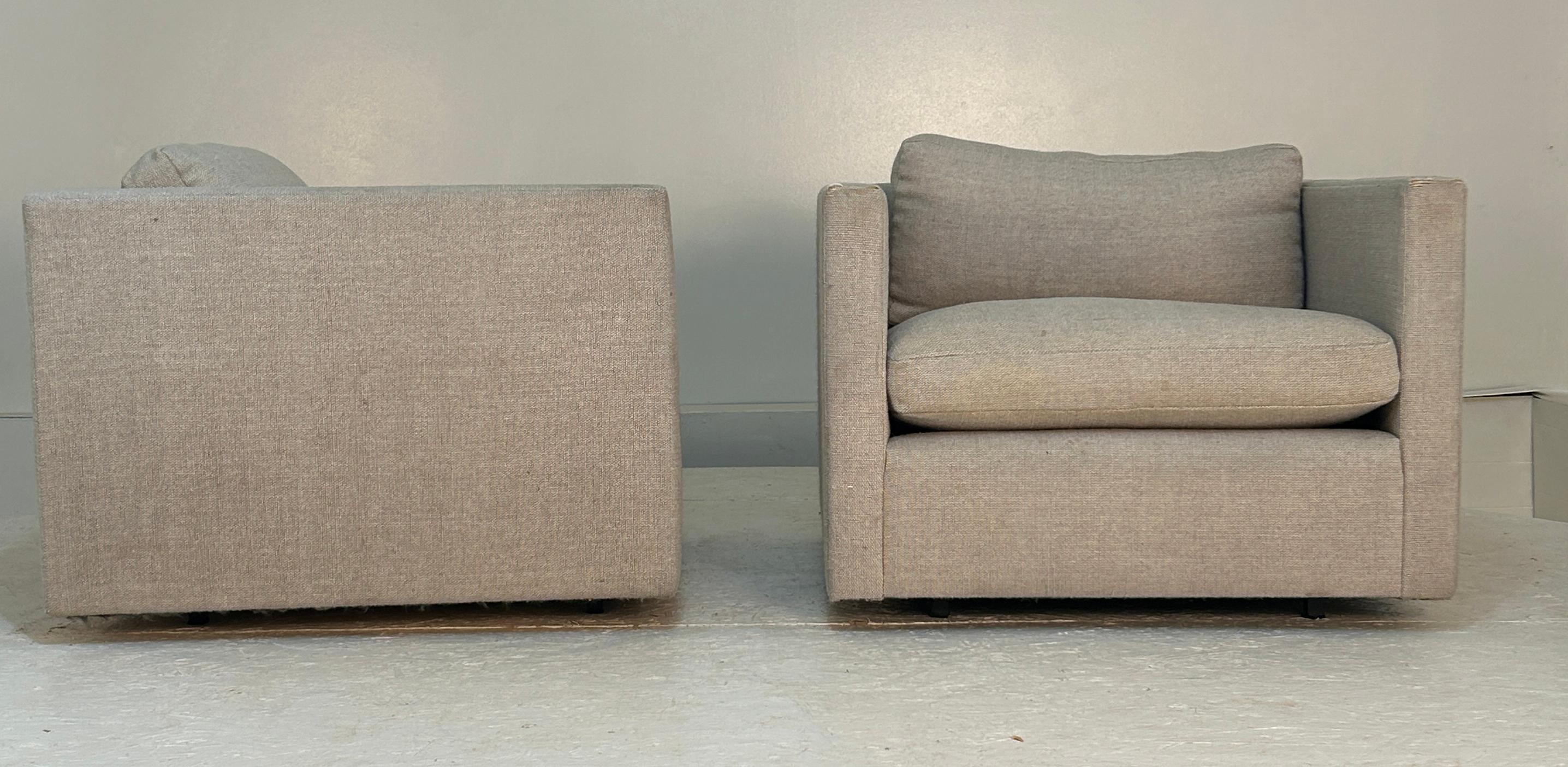 Bentwood Pair 1979 Charles Pfister Club Chairs