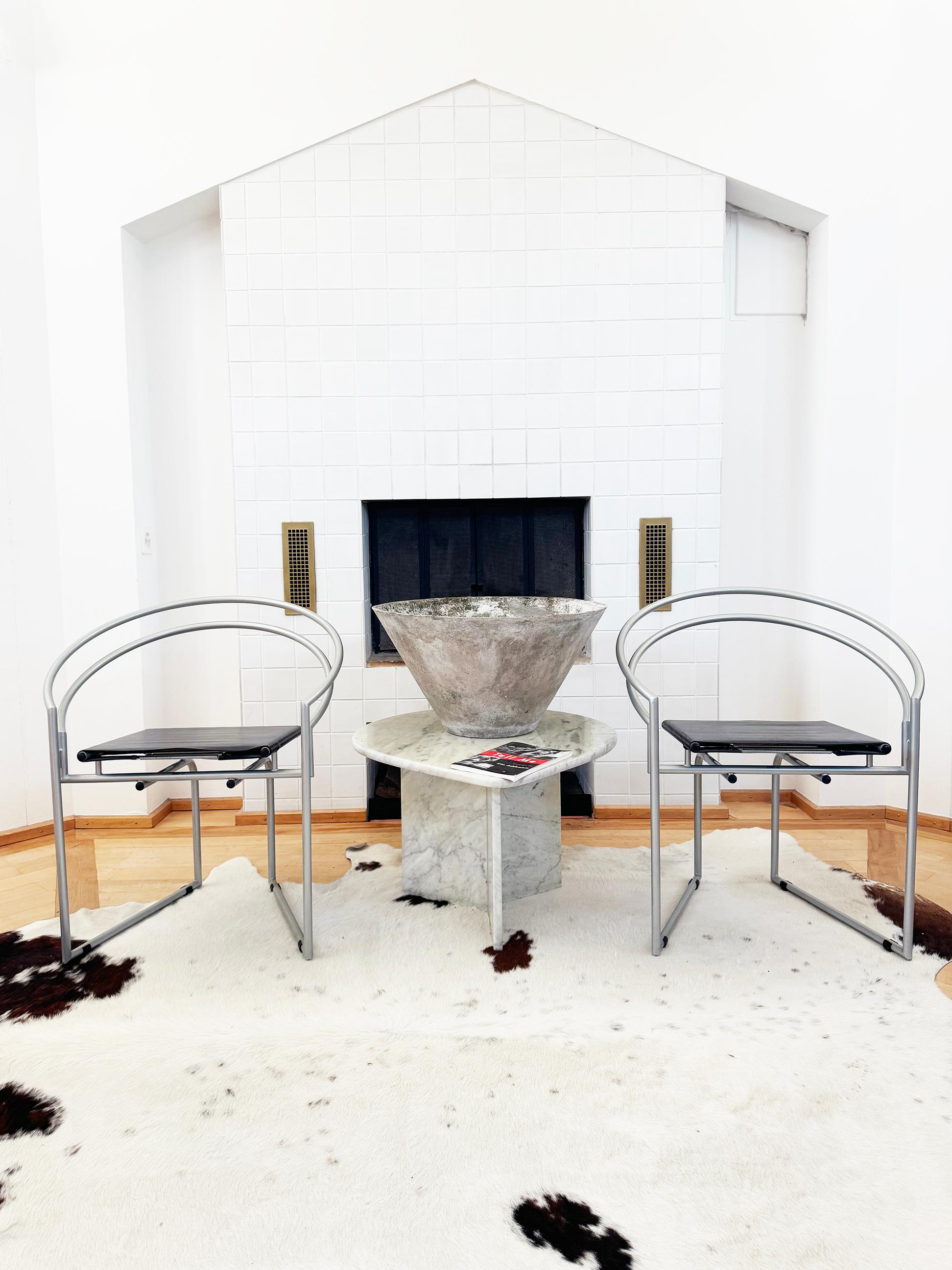 PAIR 1980s Postmodern Mario Botta Latonda Chair for Alias - 2 pcs For Sale 3