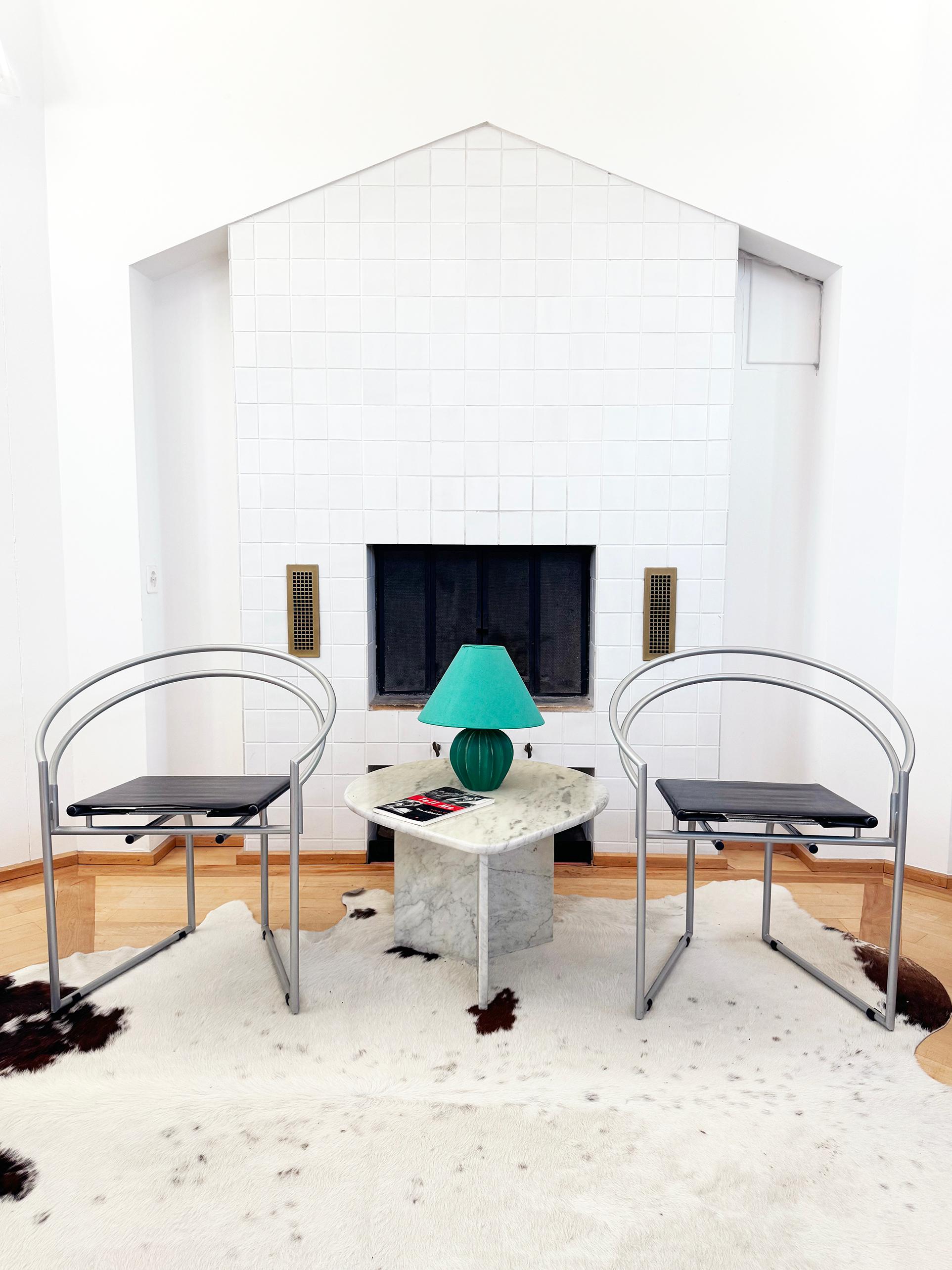 Post-Modern PAIR 1980s Postmodern Mario Botta Latonda Chair for Alias - 2 pcs For Sale
