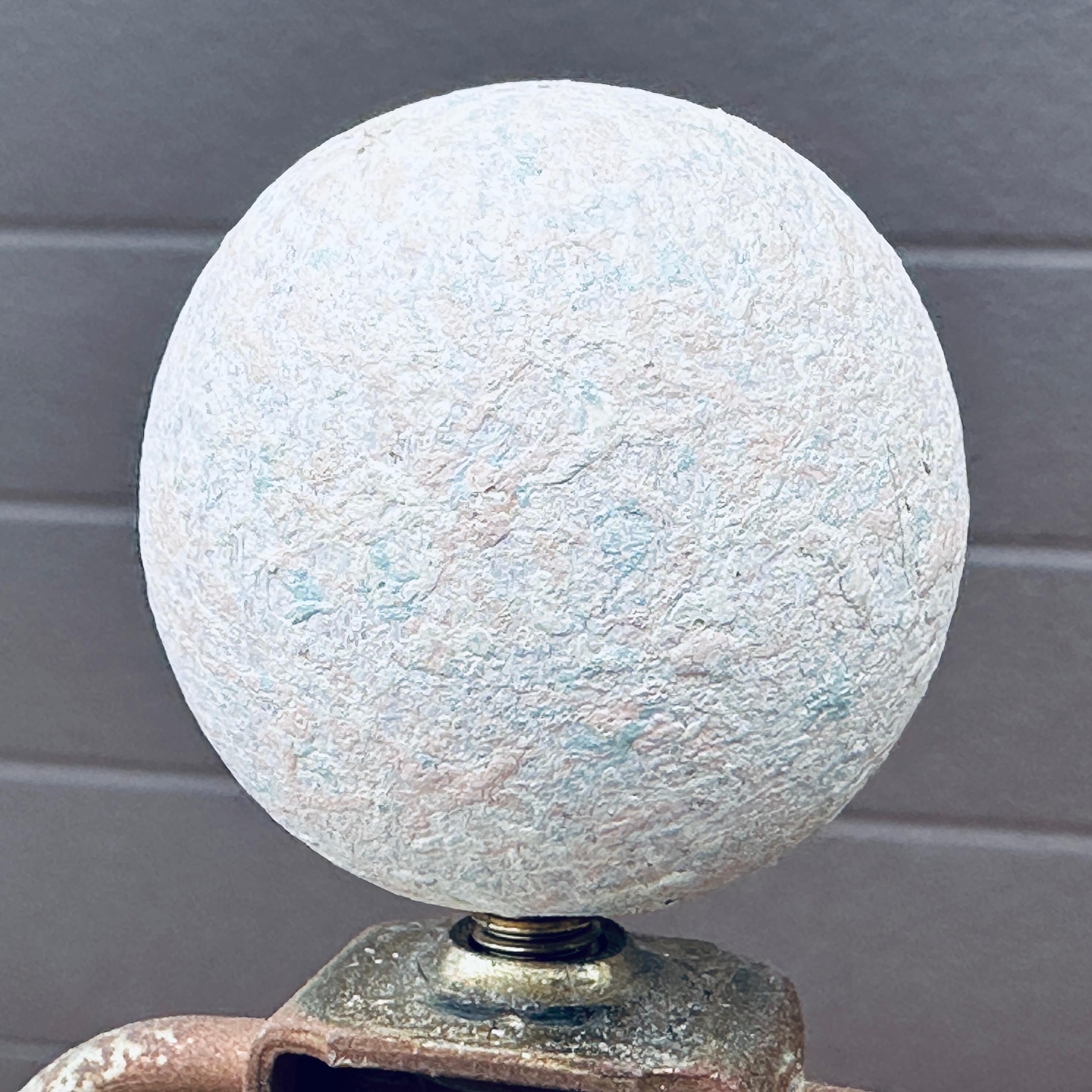 American Pair 1980's Postmodern Swirled Plaster Floor Lamps For Sale