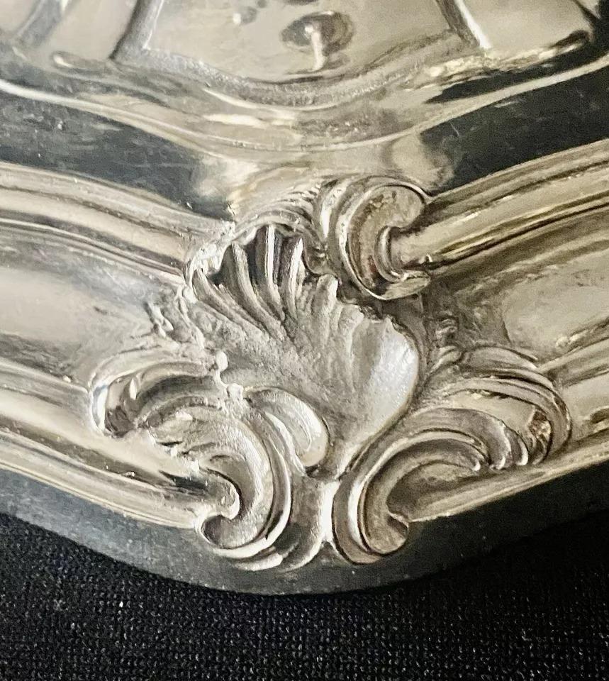 XX secolo Coppia di candelabri a tre luci A.I.C. French Odiot Paris in argento sterling del XIX secolo in vendita