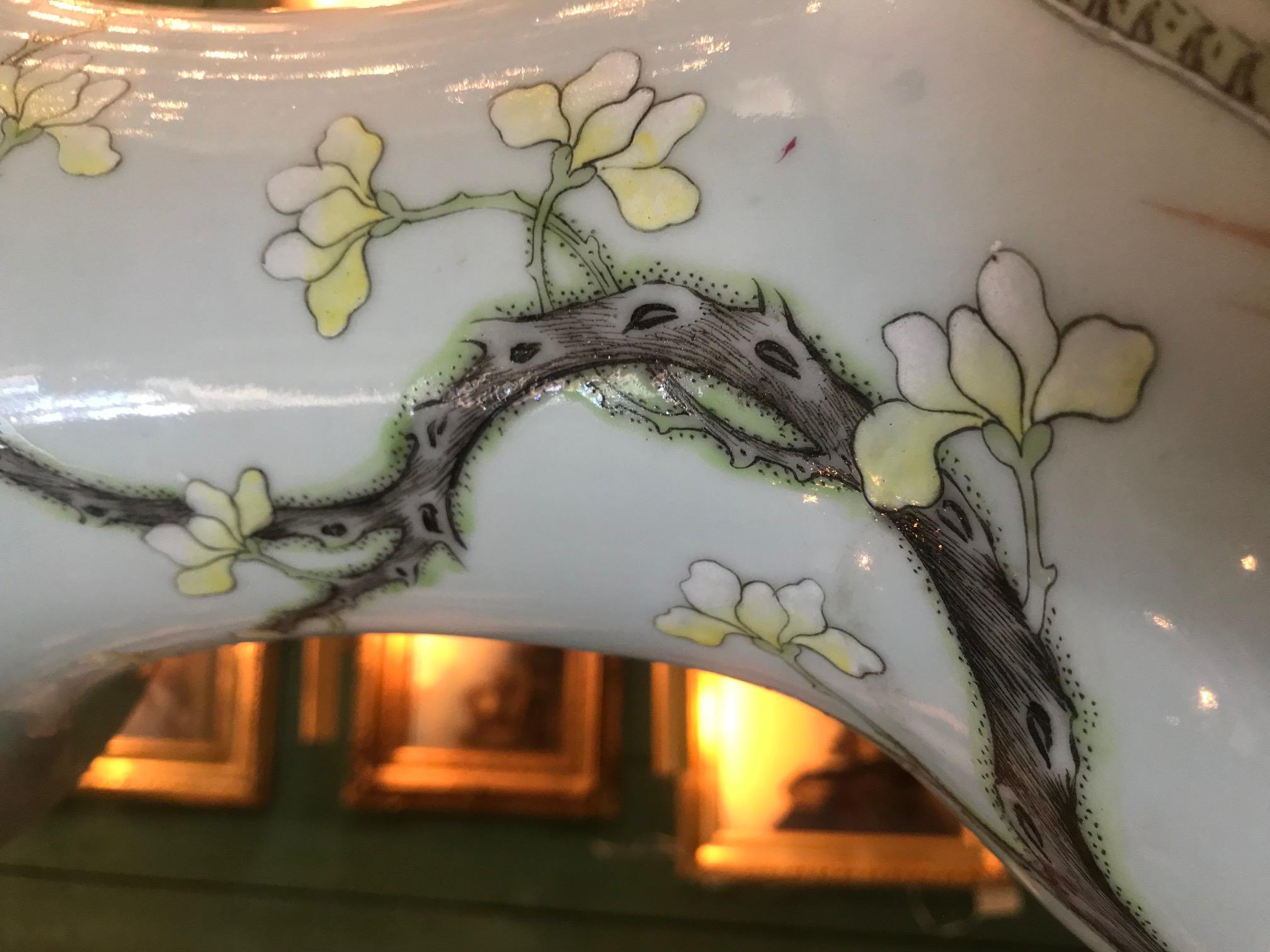 Pair 20th C. of Guangxu period Chinese Porcelain Vases Decorative Object CA LA For Sale 9