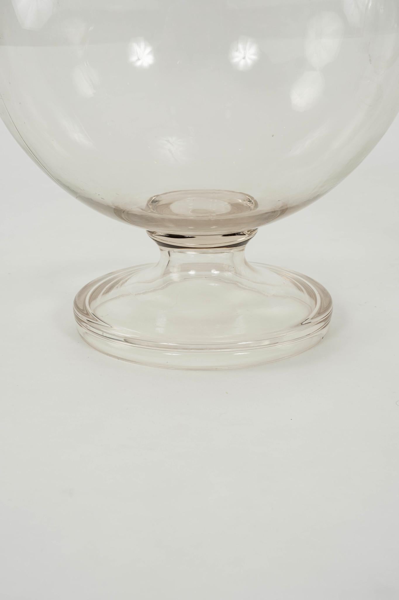 Pair 19th Century Apothecary Pharmacy Glass Carboys For Sale 5