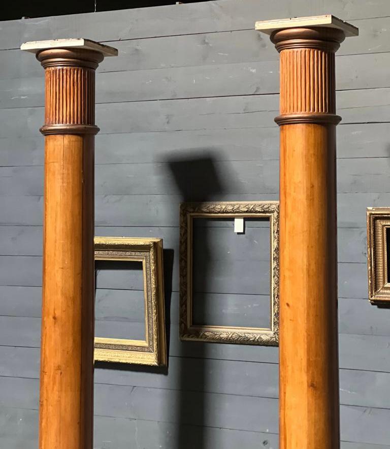 Pin Paire de colonnes architecturales du 19e siècle  en vente