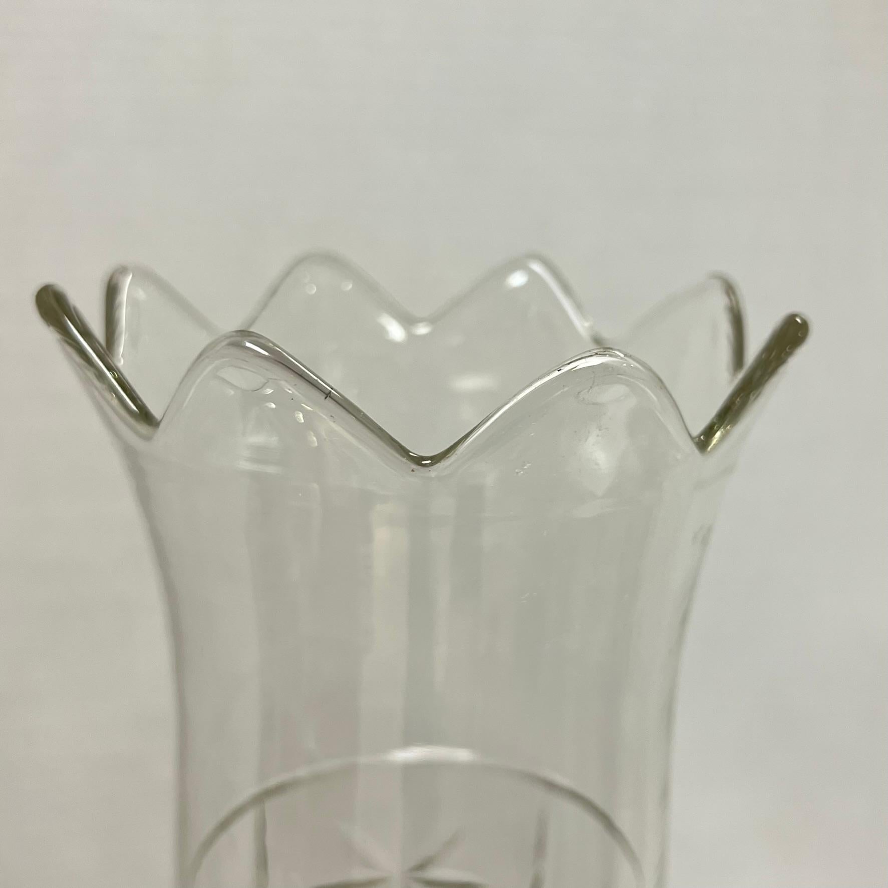 Paire de verres de style Baccarat du 19ème siècle et verre  Lustres en cristal avec teintes hurrican en vente 9