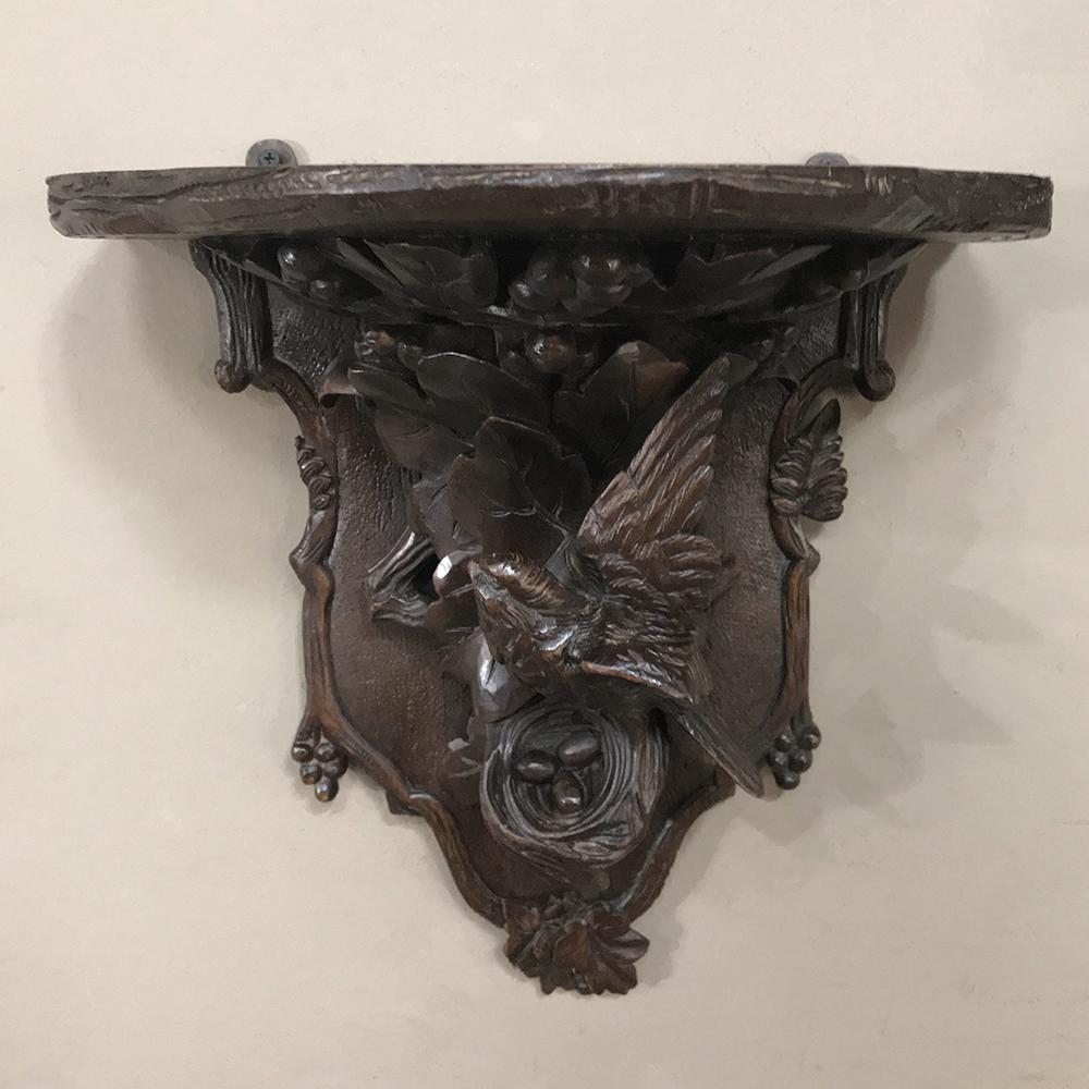 Pair of 19th Century Black Forest Wall Sconces 1