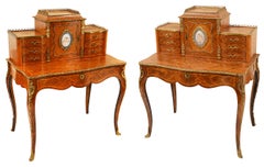 Pair 19th Century Bonheur Du Jours