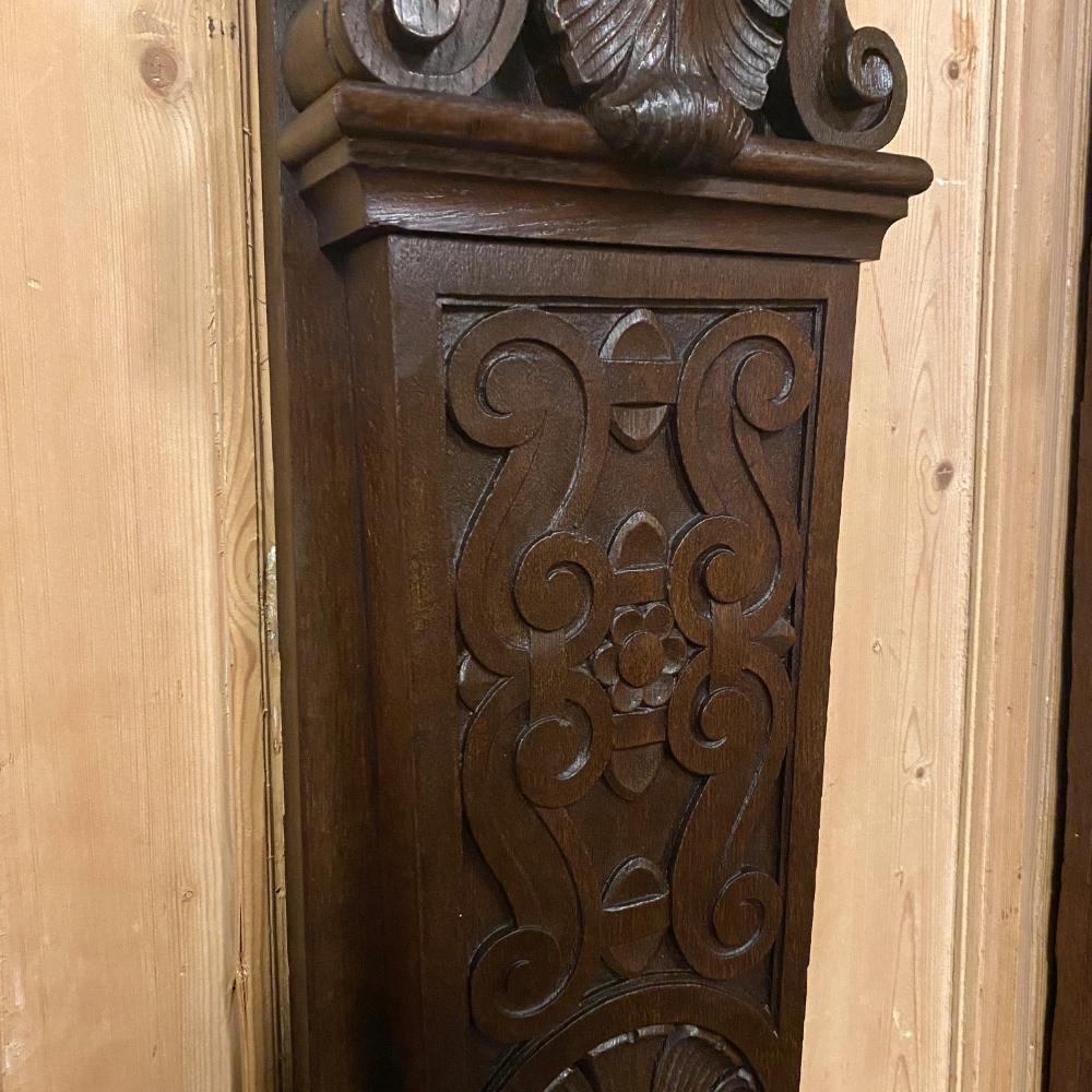 Pair of 19th Century Carved Pilasters 2