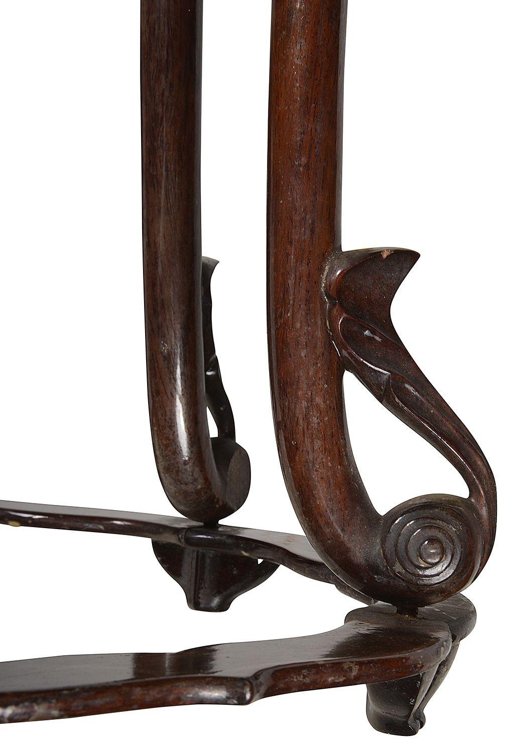 Pair 19th Century Chinese Hardwood Stands, circa 1880 For Sale 4