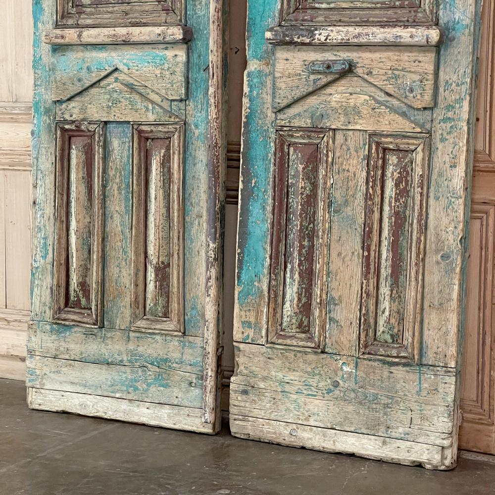 Pair 19th Century East European Oak Exterior Doors 1