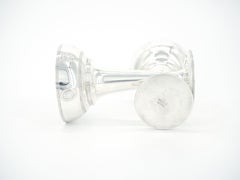 Pair 19th Century English Sheffield Silver Plate Flower Bud Vases