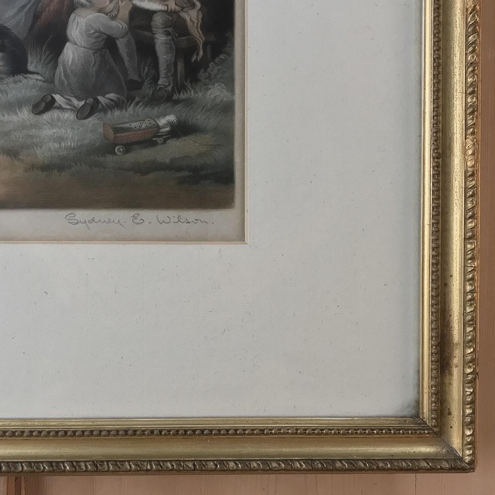 Pair of 19th Century Framed Hand-Colored Engravings 11